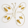 Picture of Golden Metal Butterfly Wall Hanging