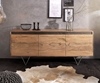 Picture of Design sideboard Stonegrace 175 cm acacia natural 3 doors