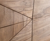 Picture of Design sideboard Wyatt 175 cm Sheesham natural 3D look V-foot stainless steel