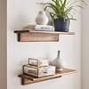 Picture of Anton Solid Wood Shelves - Burnt Wax