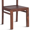Picture of World Interiors ZWLSNDC18-2X Lisbon Sheesham Wood Dining Chair Brown - Set of 2