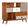 Picture of vidaXL Sideboard 45.2"x13.7"x33.8" Solid Acacia Wood