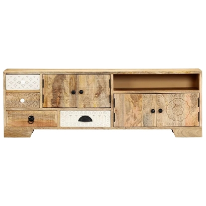 Picture of Solid wood TV cabinet in MangoWood