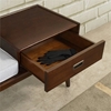 Picture of Atlin Designs Entryway Storage Bench in Auburn Brown