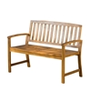 Picture of Noble House Loja Acacia Wood Outdoor Bench in Teak Finish