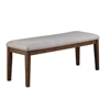 Picture of Steve Silver Ora Warm Walnut Brown Wood Dining Bench