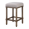 Picture of Uttermost Pryce Wooden Counter Stool in Light Walnut