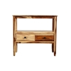 Picture of Sheesham Wood Accent 2 Drawer Console Table