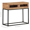 Picture of vidaXL Console Table 35.4"x13.8"x29.9" Solid Acacia Wood