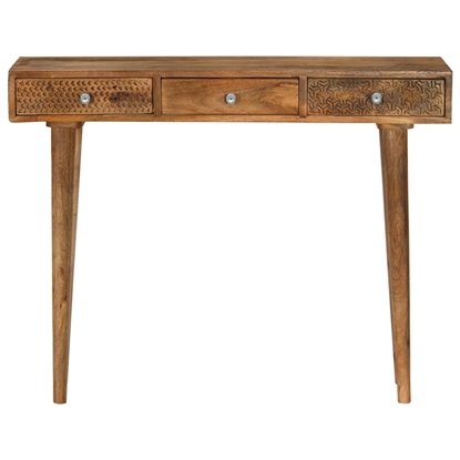 Picture of vidaXL Console Table Solid Mango Wood 40.2"x11.8"x31.1"