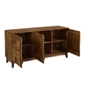 Picture of Sideboard with 3 doors in Natural rosewood - VILMA