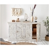 Picture of Sideboard Colia 156x45x90 cm white mango wood solid hand-carved