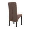 Picture of vidaXL Dining Chairs 2 pcs Brown Fabric
