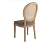 Picture of CLASSICO natural woven wood and fabric chair