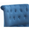 Picture of Crapaud armchair in midnight blue velvet - MELOSIA