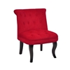 Picture of Crapaud armchair in red velvet - MELOSIA