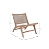 Picture of Derby large teak wood armchair