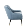 Picture of Eugenia blue velvet lounge chair