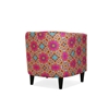 Picture of Pink patterned armchair AUBREY