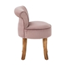 Picture of Retra  velvet stool with backrest