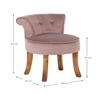 Picture of Retra  velvet stool with backrest