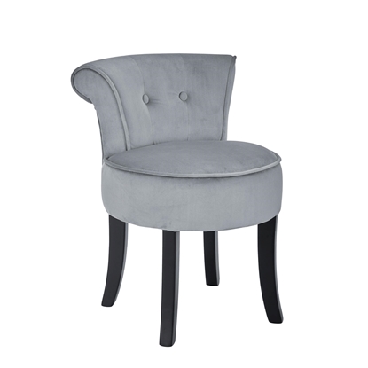 Picture of Retra velvet stool with backrest