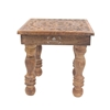 Picture of DharmaObjects Solid Mango Wood Hand Carved Prayer Puja Shrine Altar Meditation Table (Tree of Life)