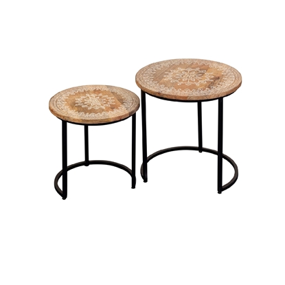 Picture of Porter Designs Mehendi Nesting Tables 05-182-11-52013
