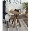 Picture of Round Wood Side Table, 20x20x25, Natural