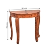 Picture of Sheesham Wood Semi Circular Console Table