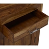 Picture of COPELIA bedside table - 1 door and 1 drawer - Sheesham wood