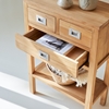 Picture of Sandal -Solid Teak wood console with 3 drawer