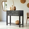Picture of Solid Mango wood Console with 5 drawer