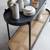 Picture of Stream - Solid Mango Wood Console with rattan