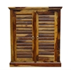 Picture of Solid Wood Shoes Rack | Shoes Rack with Door | Sheesham Wood, Brown Finish