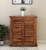 Picture of Solid Wood Shoe Cabinet in Natural Finish