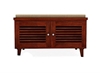 Picture of Mango Wood Shoe Rack Cabinets Shoes Storage Table Seating Bench Furniture for Home