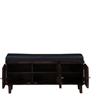 Picture of Three Door Shoe Rack with Seating in Provincial Teak Finish