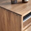 Picture of Glassy - Solid Teak wood bedside table