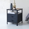 Picture of Industrial metal bedside table