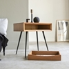 Picture of Loch - Solid Teak wood bedside table