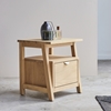 Picture of Ola - Solid teak wood bedside table