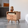 Picture of Olo - Solid Acacia wood bedside table