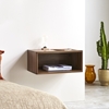 Picture of Rivulet - Solid Teak wood bedside table with 1 drawer