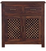 Picture of Solid Wood Two Door Sideboard in Provincial Teak Finish