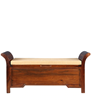 Picture of Solid Wood Bench in Honey Colour