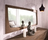 Picture of Design wall mirror Wyatt 160x70 cm acacia brown