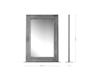 Picture of Mirror Wilibor 230x160 cm natural solid teak