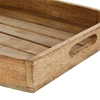 Picture of Leeds & Co Rustic Brown Mango Wood Rustic Tray (Set of 3)