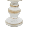 Picture of Leeds & Co White Wood Farmhouse Candle Holder (Set of 3)